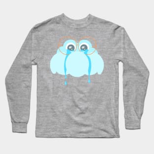 "The sky is crying" mood cloud Long Sleeve T-Shirt